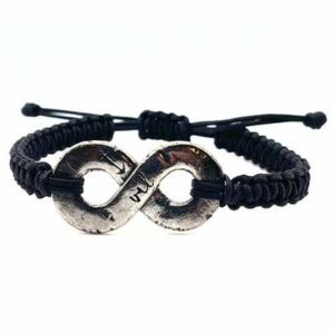 VIL002 oxidized sterling silver cuff bracelet with wave texture pattern